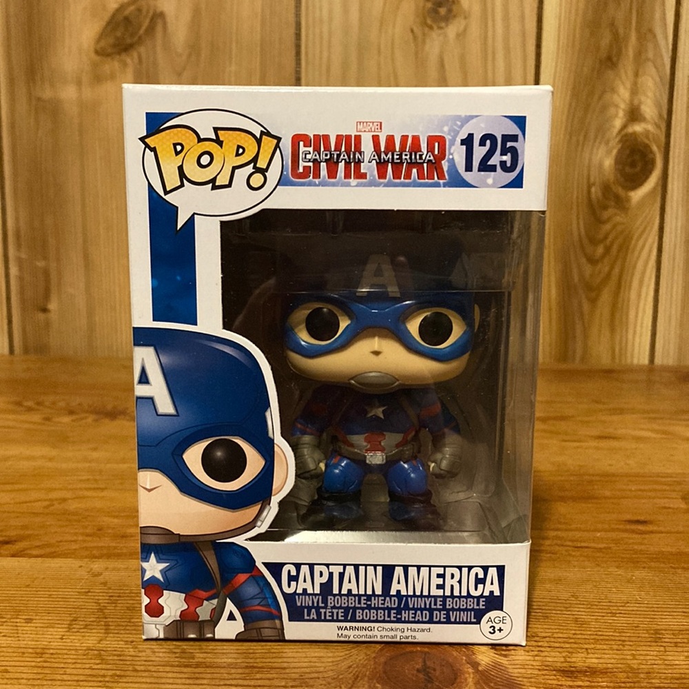 Funko Pop! Marvel Civil War Captain America